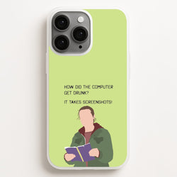 How Did The Computer Get Drunk?  - The Last Of us Phone Case for iPhone 16 Pro Max