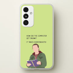 How Did The Computer Get Drunk?  - The Last Of us Phone Case for Galaxy A35