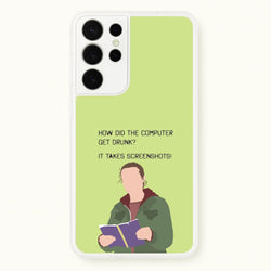 How Did The Computer Get Drunk?  - The Last Of us Phone Case for Galaxy S21 Ultra