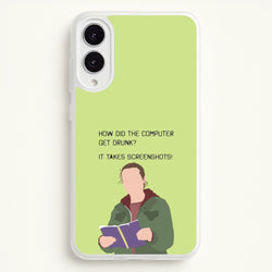 How Did The Computer Get Drunk?  - The Last Of us Phone Case for Galaxy S25 Edge