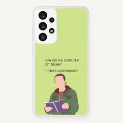 How Did The Computer Get Drunk?  - The Last Of us Phone Case for Galaxy A53