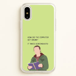 How Did The Computer Get Drunk?  - The Last Of us Phone Case for iPhone X / XS