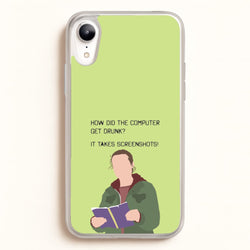 How Did The Computer Get Drunk?  - The Last Of us Phone Case for iPhone XR
