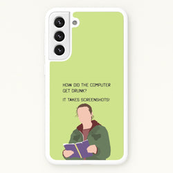How Did The Computer Get Drunk?  - The Last Of us Phone Case for Galaxy S22 Plus