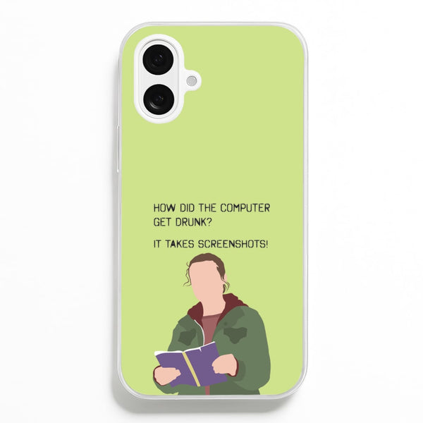 How Did The Computer Get Drunk?  - The Last Of us Phone Case for iPhone 16 Plus