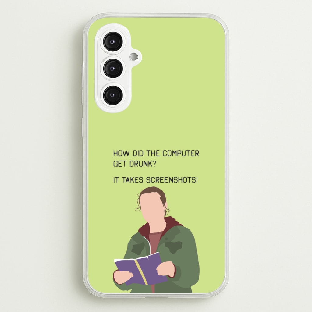 How Did The Computer Get Drunk?  - The Last Of us Phone Case for Galaxy S23FE