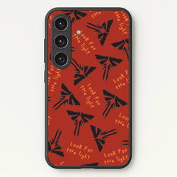 Look For The Light Firefly Pattern  - The Last Of us Phone Case for Galaxy S24