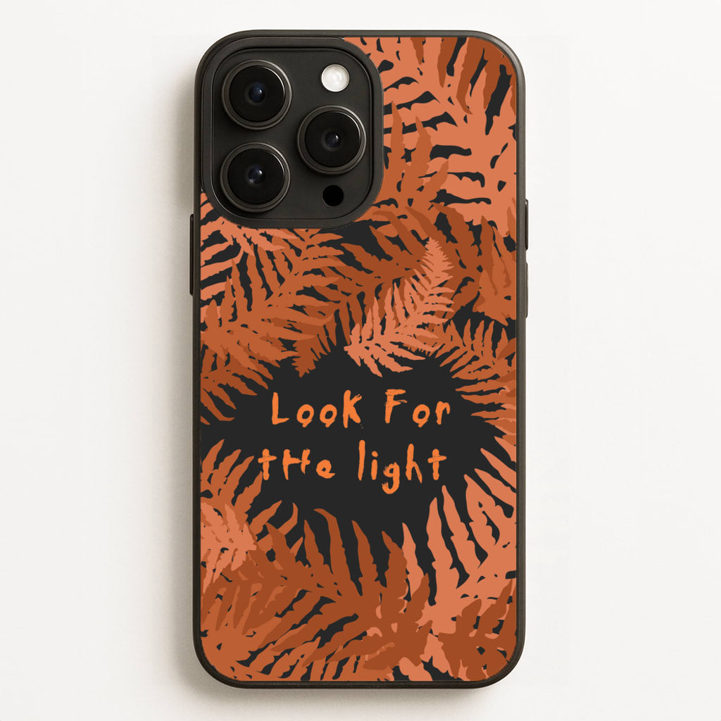 Look For The Light Fern Pattern Phone Case