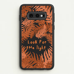 Look For The Light Fern Pattern  - The Last Of us Phone Case for Galaxy S10e