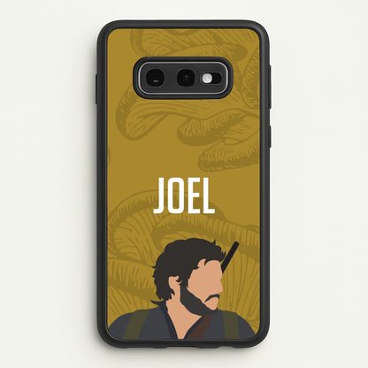 Joel Mushroom Pattern  - The Last Of us Phone Case for Galaxy S10e