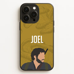 Joel Mushroom Pattern  - The Last Of us Phone Case for iPhone 16 Pro Max