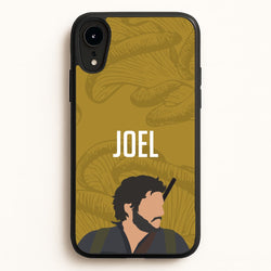 Joel Mushroom Pattern  - The Last Of us Phone Case for iPhone XR