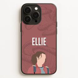Ellie Mushroom Pattern  - The Last Of us Phone Case for iPhone 16 Pro Max