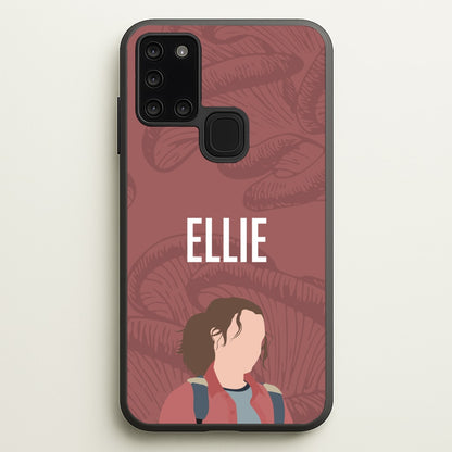 Ellie Mushroom Pattern  - The Last Of us Phone Case for Galaxy A21s