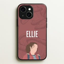 Ellie Mushroom Pattern  - The Last Of us Phone Case for iPhone 15 Plus