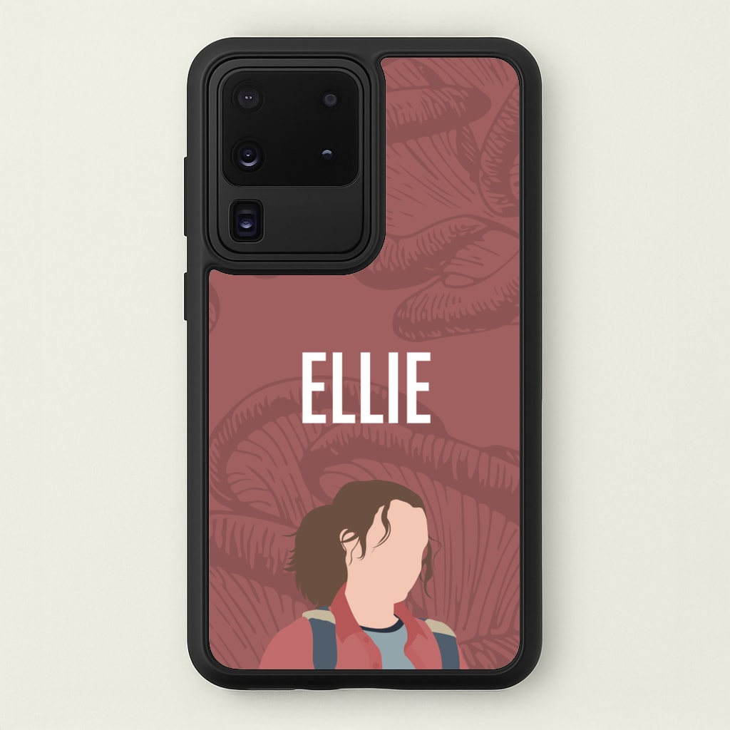 Ellie Mushroom Pattern  - The Last Of us Phone Case for Galaxy S20 Ultra
