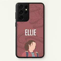 Ellie Mushroom Pattern  - The Last Of us Phone Case for Galaxy S21 Ultra