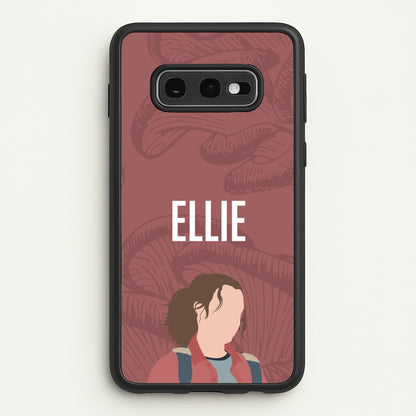 Ellie Mushroom Pattern  - The Last Of us Phone Case for Galaxy S10e