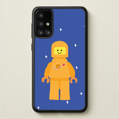 Astronaut - Bricks  - Bricks Phone Case for Galaxy A71