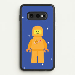 Astronaut - Bricks  - Bricks Phone Case for Galaxy S10e