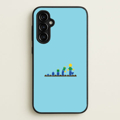 Building - Bricks  - Bricks Phone Case for Galaxy A54