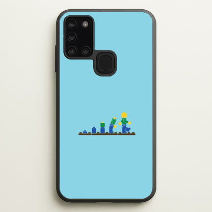 Building - Bricks  - Bricks Phone Case for Galaxy A21s