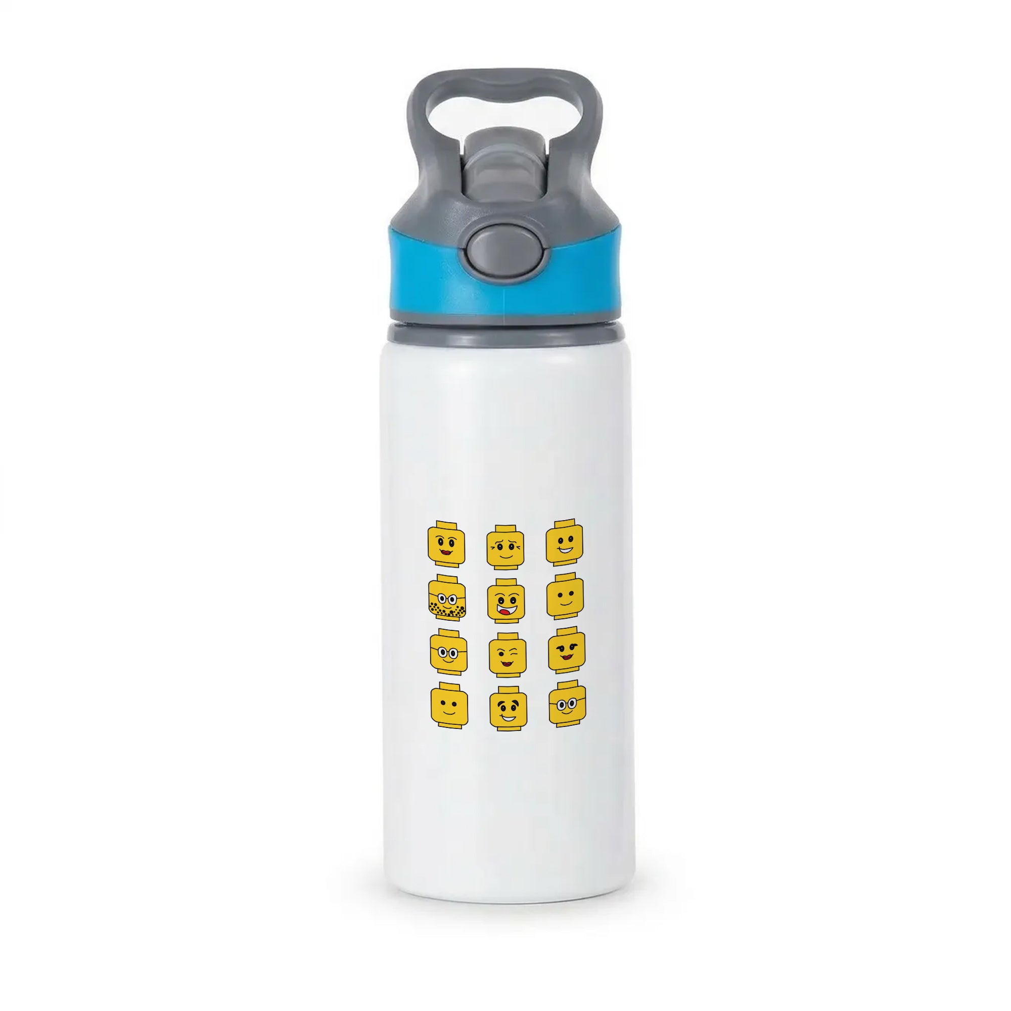 Characters - Bricks Active Water Bottle - Blue