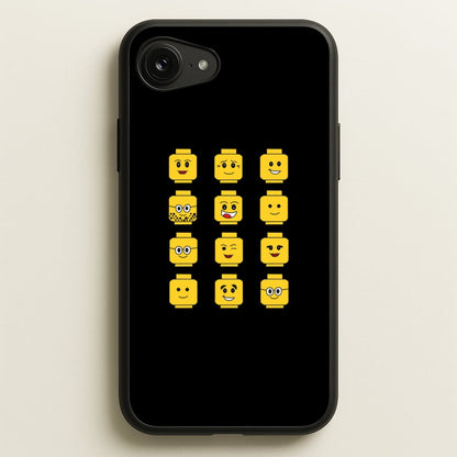 Characters - Bricks  - Bricks Phone Case for iPhone 16e