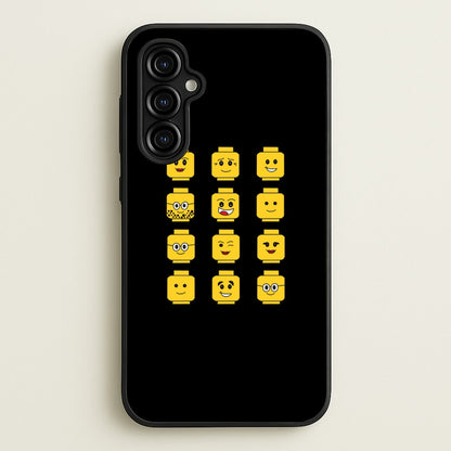 Characters - Bricks  - Bricks Phone Case for Galaxy A54