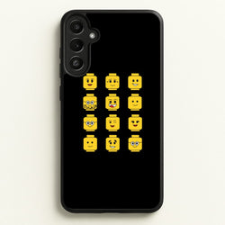 Characters - Bricks  - Bricks Phone Case for Galaxy A34