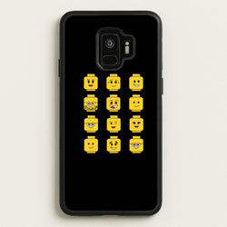 Characters - Bricks  - Bricks Phone Case for Galaxy S9