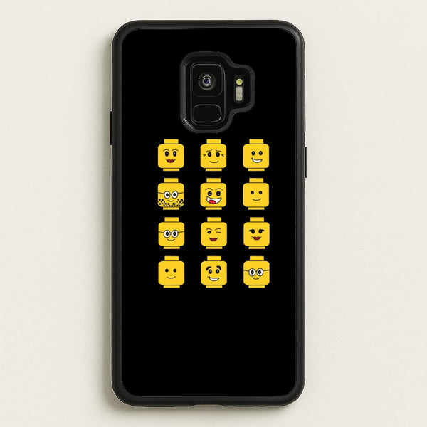 Characters - Bricks  - Bricks Phone Case for Galaxy S9