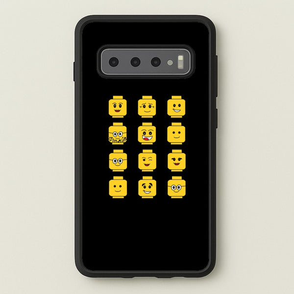 Characters - Bricks  - Bricks Phone Case for Galaxy S10