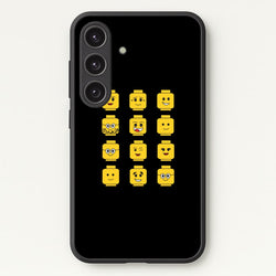 Characters - Bricks  - Bricks Phone Case for Galaxy S24