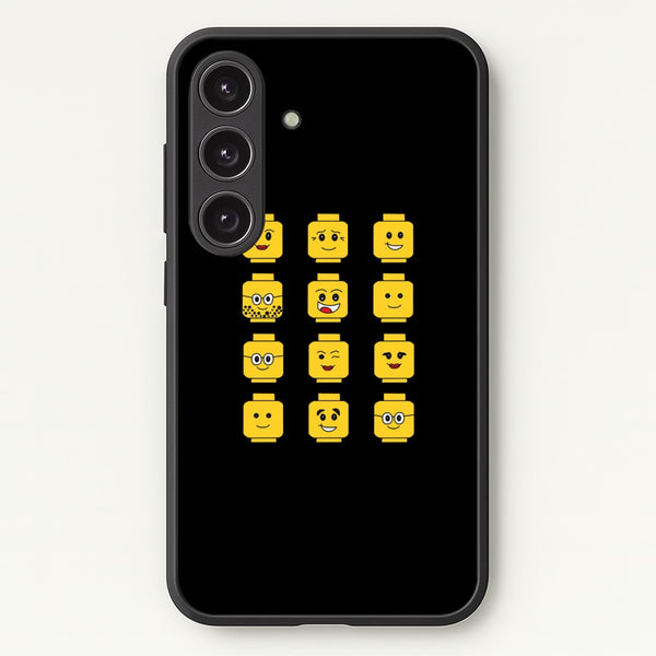 Characters - Bricks  - Bricks Phone Case for Galaxy S25