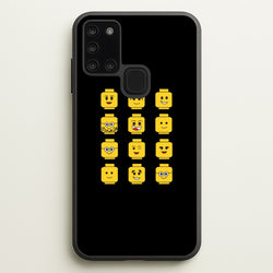 Characters - Bricks  - Bricks Phone Case for Galaxy A21s