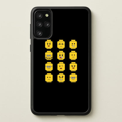 Characters - Bricks  - Bricks Phone Case for Galaxy S20 Plus