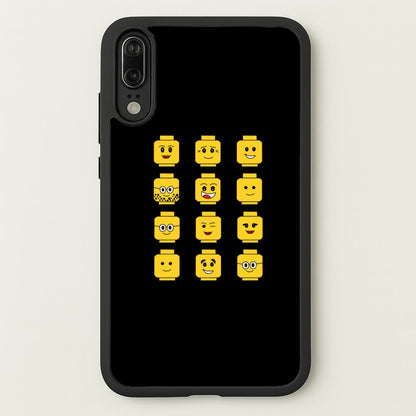 Characters - Bricks  - Bricks Phone Case for Huawei P20