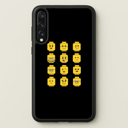 Characters - Bricks  - Bricks Phone Case for Huawei P20 Pro