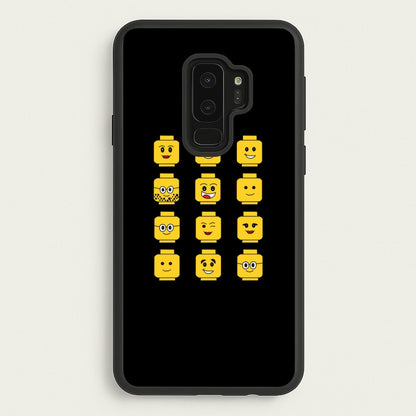 Characters - Bricks  - Bricks Phone Case for Galaxy S9 Plus