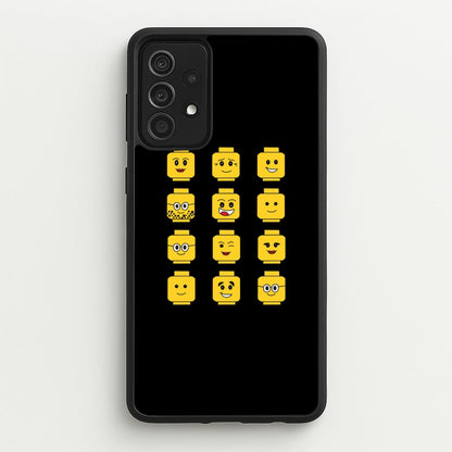 Characters - Bricks  - Bricks Phone Case for Galaxy A52 / A52s
