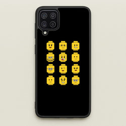 Characters - Bricks  - Bricks Phone Case for Galaxy A12