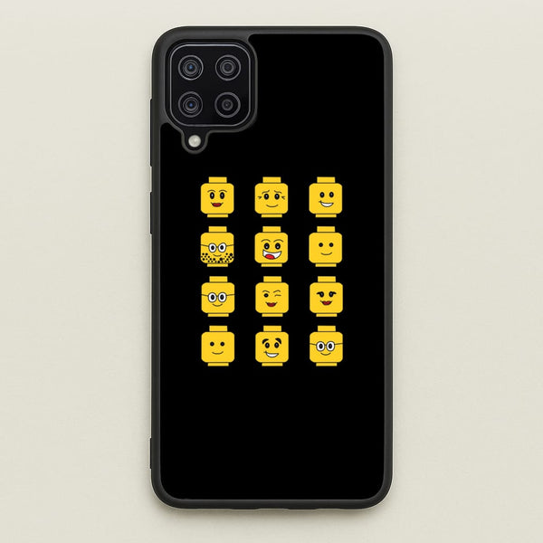 Characters - Bricks  - Bricks Phone Case for Galaxy A12