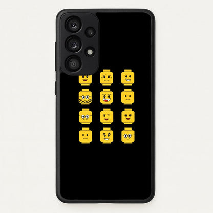 Characters - Bricks  - Bricks Phone Case for Galaxy A53