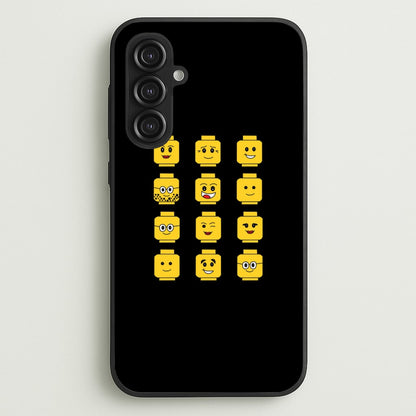 Characters - Bricks  - Bricks Phone Case for Galaxy S23FE