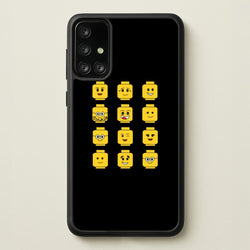 Characters - Bricks  - Bricks Phone Case for Galaxy A71
