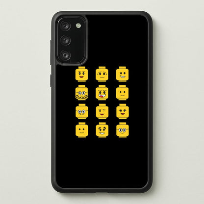 Characters - Bricks  - Bricks Phone Case for Galaxy S20FE