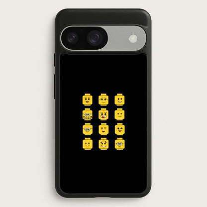 Characters - Bricks  - Bricks Phone Case for Google Pixel 9 / 9 Pro