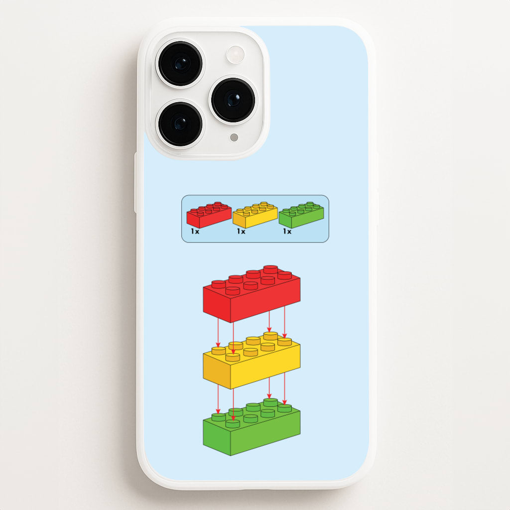 Bricks Instruction Set Phone Case