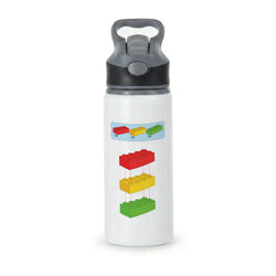 Bricks Instruction Set Active Water Bottle - Black